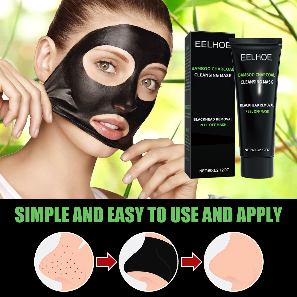 Masque Peel-Off Charbon Bambou – vue 6
